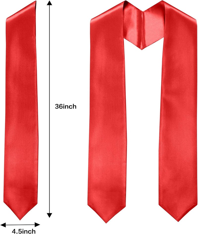 Misscom Unisex Adult Graduation Stole Shawl 72" Long for Academic Commencements Shawl - Image 2